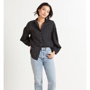 Rails Winnie Black Button Down Shirt S